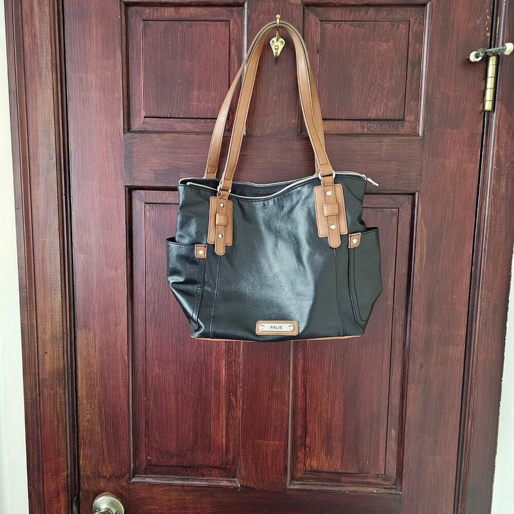 Relic Black with Brown purse